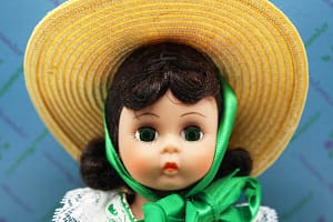 Vintage Madame Alexander Scarlett doll #626 at adollyhobby.com