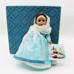 Vintage Madame Alexander India doll #575 at adollyhobby.com
