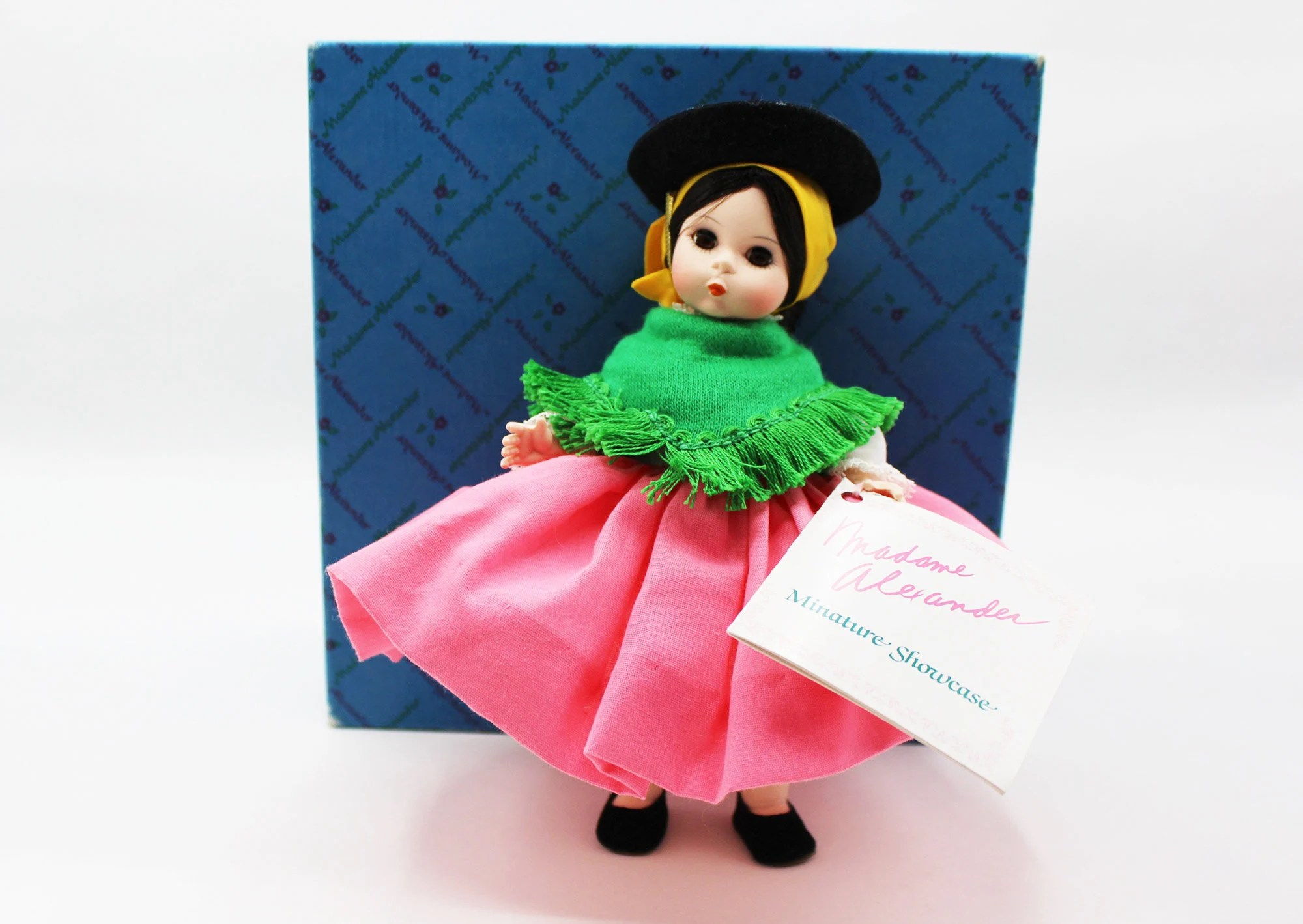 Madame Alexander – Portugal #585 – International Series – Restrung - Vintage Doll w/ Box & Tag at A Dolly Hobby (Doll B)