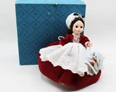 Madame Alexander – Kins – Marme #415 – Little Women Series – Restrung - Vintage 8" Plastic and Vinyl Doll w/ Original Box & Tag - 1980s