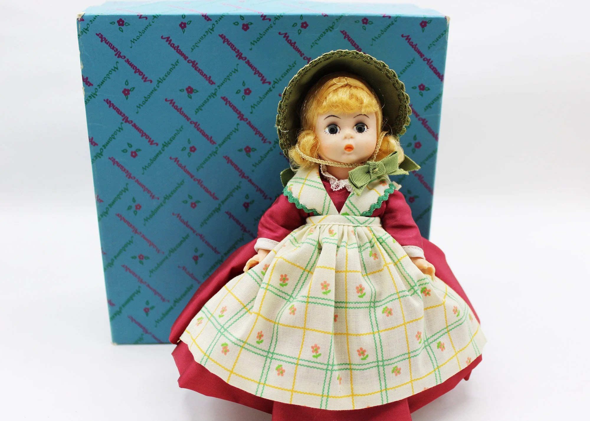 Madame Alexander – Denmark #569 – International Series – Restrung - Vintage Doll w/ Box and Stand A Dolly Hobby (Doll B)
