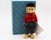 Madame Alexander – Netherlands Boy #577 – International Series – Restrung - Vintage Doll w/ Box & Tag at A Dolly Hobby
